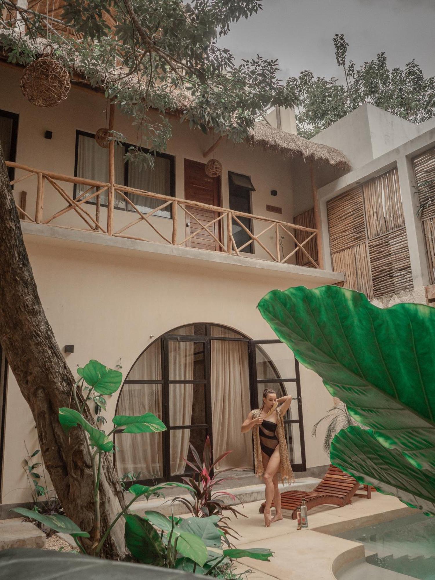 Апарт отель Casa Kobaab Тулум Экстерьер фото